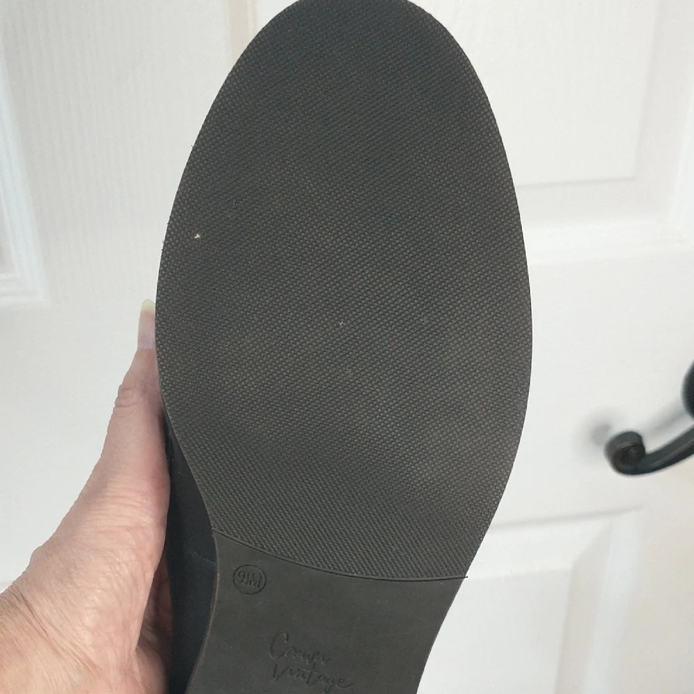 Crown Vintage "Lornita" Elegant Black Leather Loafers Ladies Size 9.5. EUC - Picture 8 of 8